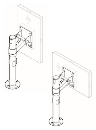HP ENG 1 PRO FLEXPOLE SINGLE POLE VESA MOUNT