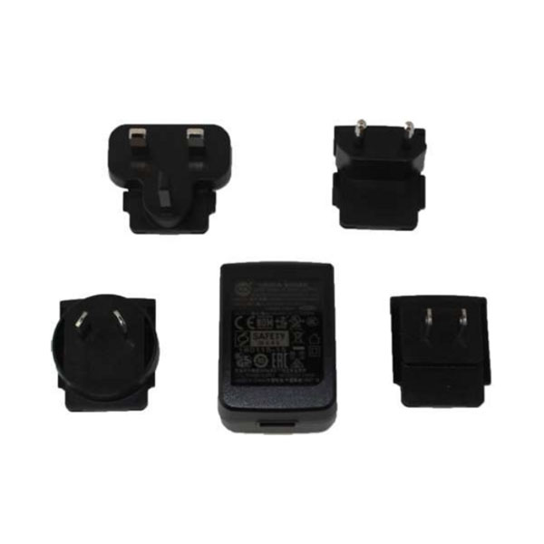 Datalogic Power Wall Adapter with 4 regional plugs, USB A (for 94ACC0327 USB A to USB C cable)