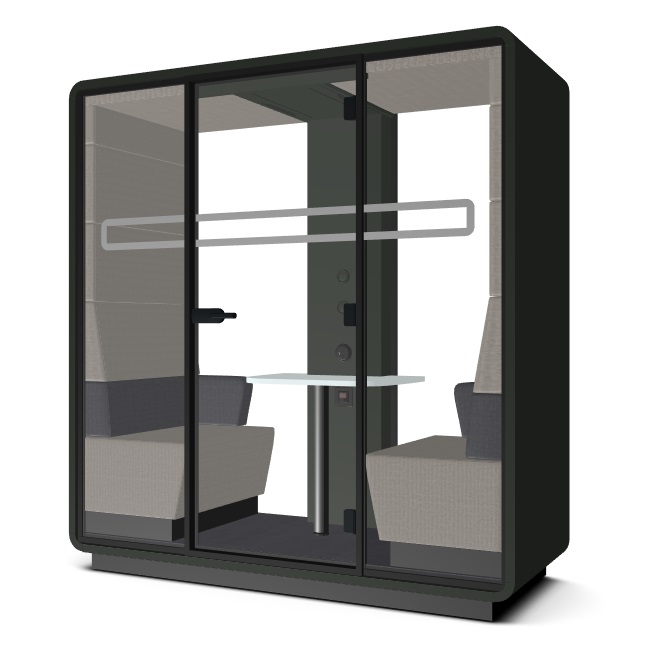 HUSHOFFICE POD MEET-S 2P PETRUS FRF ICYC/NIGHT GRY