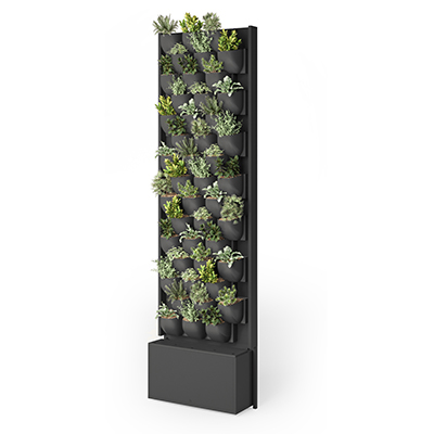 hushoffice Green Wall Meet S 640 X 220 X 2210MM, Cosmos Grey