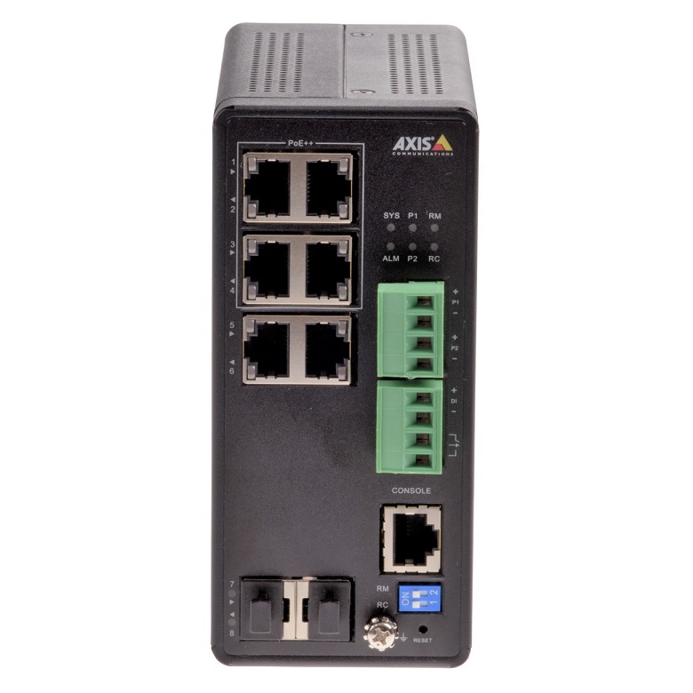 AXIS SWITCH T8504-R 4-PORT INDUSTRIAL POE SWITCH