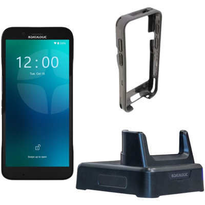 Datalogic Memor 12 + Dock + Protective Boot Bundle (includes USB-A to USB-C cable & power supply wall adaptor kit)