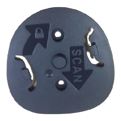 Zebra Bracket Locking Mount in Midnight Black for DS9308