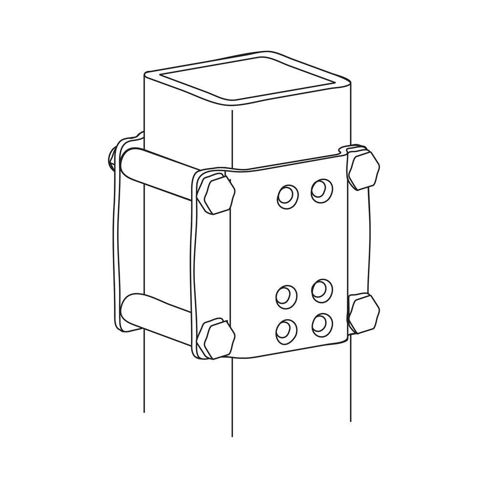 ERGOTRON BRACKETS FOR 3X3 COMMAND POST