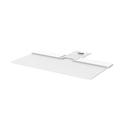 Freestanding Base in White to suit Humanscale Quickstand