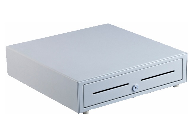 VPOS CASH DRAWER EC410 4 NOTE 8 COIN 24V BEIGE/WHI