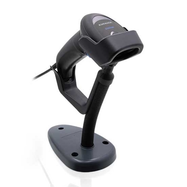 Datalogic QuickScan QW2520 Black 2D VGA Imager, USB, Barcode Scanner Kit (includes scanner, USB cable 90A052258 and stand STD-QW25-BK)