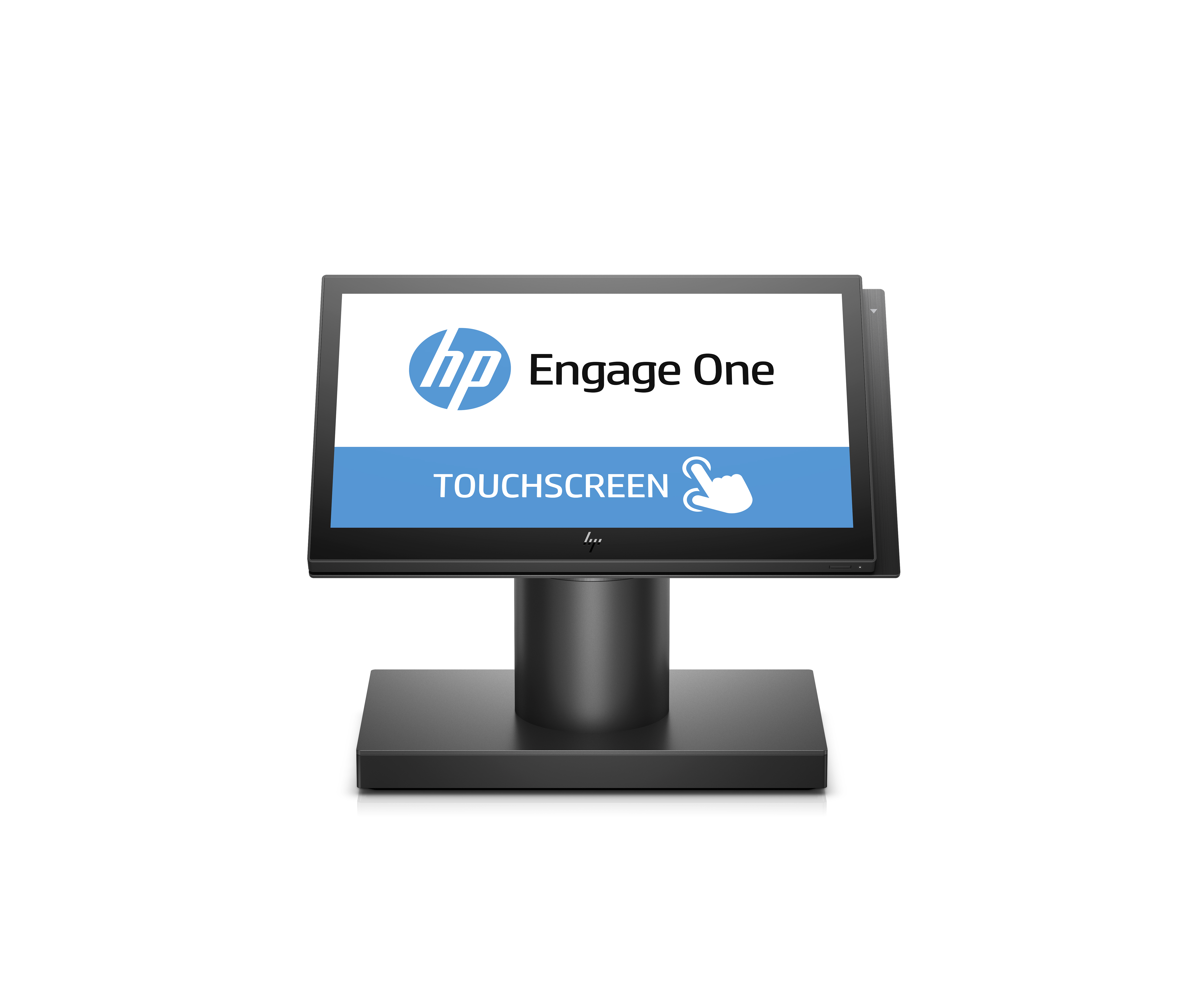 HP Engage One AIO 141, Celeron 3965U, 8gb Ram, 256gb M.2 SSD, MSR, Rotate/Tilt Stand Advanced Connectivity Base Attached, W10 IoT