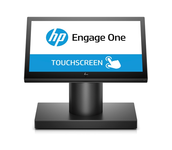 HP Engage One i5-7300U CPU, 8gb RAM, 256gb SSD, Win10 IoT, MSR, Rotate/Tilt Stand Advanced Connectivity Hub Attached