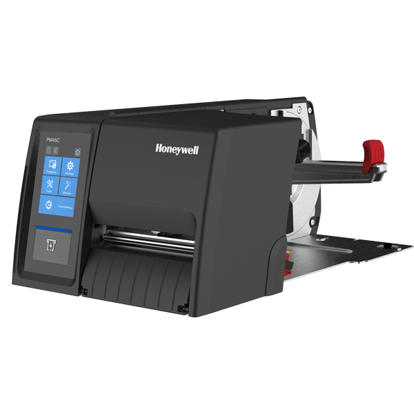 Honeywell Printer PM45C Thermal Transfer Full Touch Display with Ethernet/Fixed Hanger/Rewinder/600 DPI and No Power Cord - Requires CAIEC