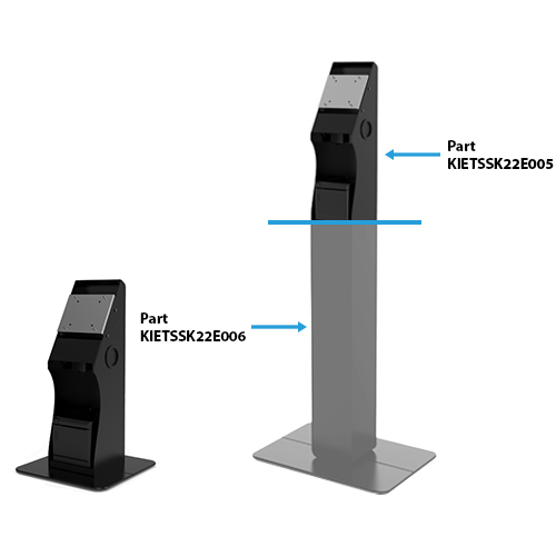 ELEMENT KIOSK STAND DESKTOP BLK FOR SSK-E22 V2