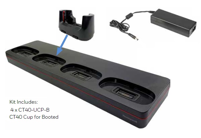 HONEYWELL MULTIDOCK 4-BAY CT40/CT45/CT47 W/BOOT