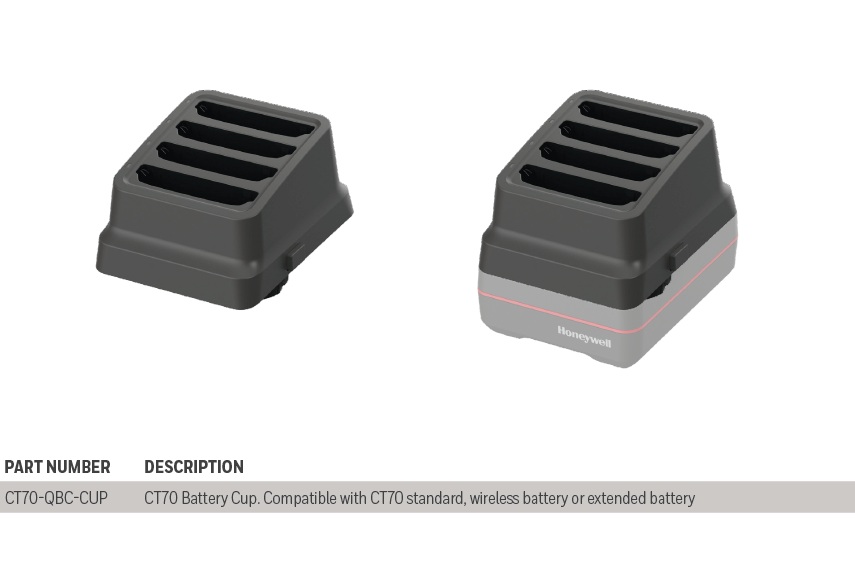 HONEYWELL UNIVERSAL QUAD BATTERY CUP CT70