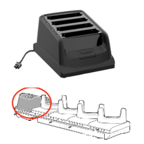 Zebra Battery Charge Conversion Kit for TC22/TC27, 4-Bay