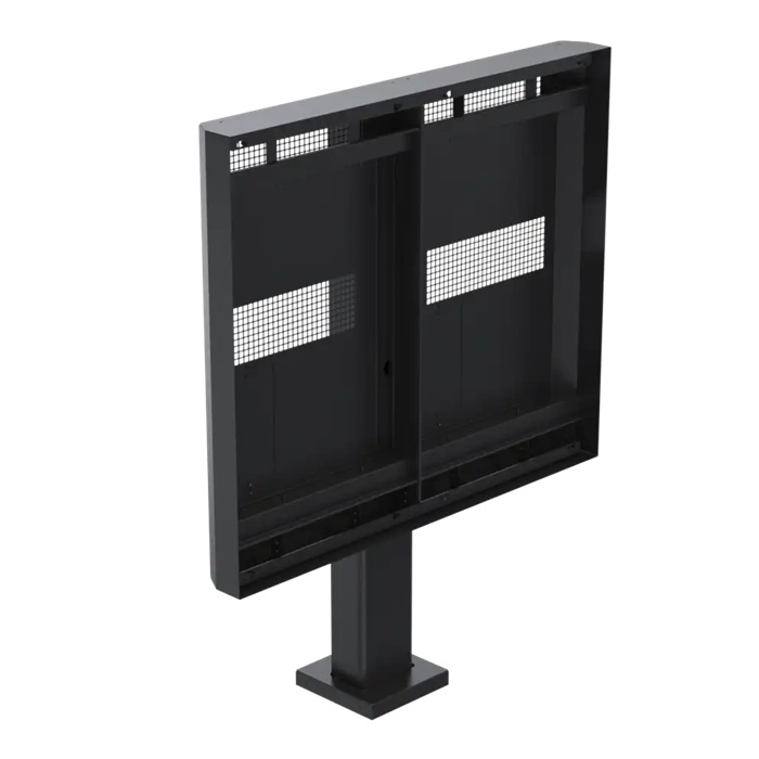 SPACEPOLE OUTDOOR MENU BOARD DUAL +FC OH55DX BLK