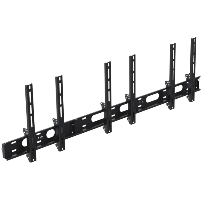 SPACEPOLE MENU BOARD 3X43IN PORTRAIT WALL-TILT BLK