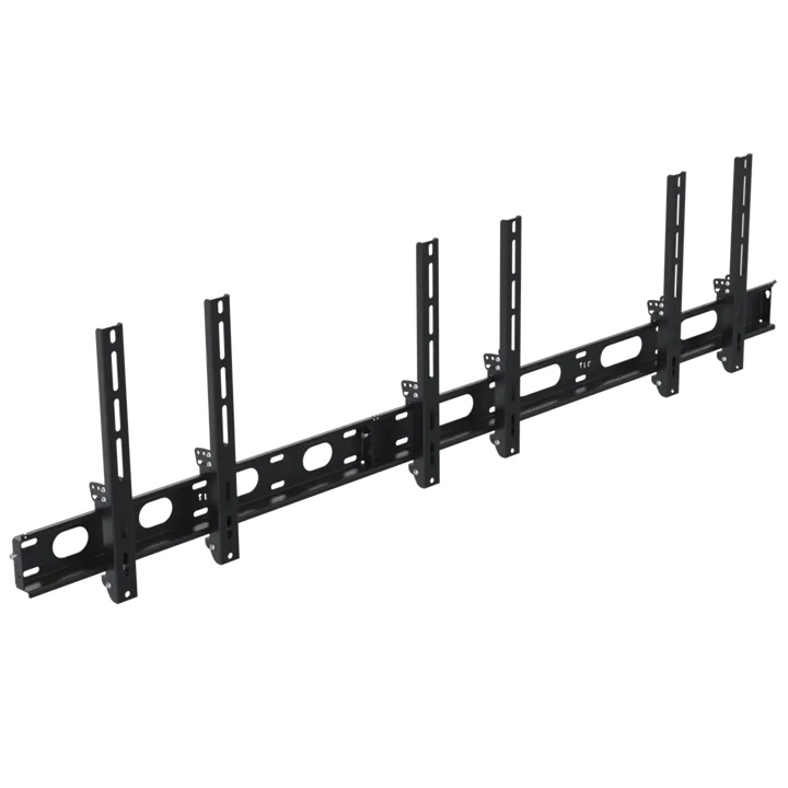 SPACEPOLE MENU BOARD 3X50-IN PORTRAIT WALL TILT