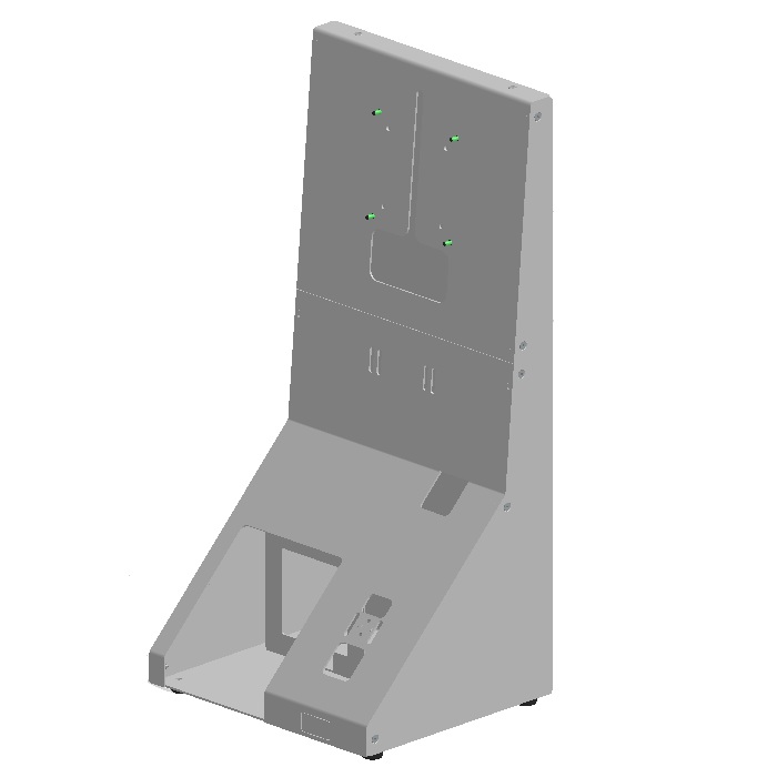 SPACEPOLE DESK/WALL MNT BLK FOR TOSHIBA KIOSK