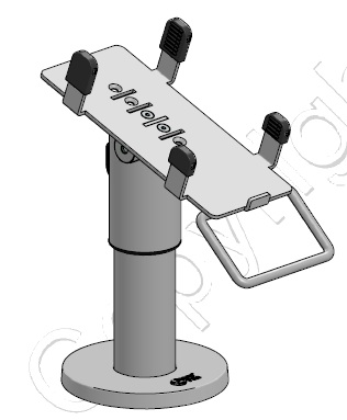SPACEPOLE POLE SP1+DURATILT+M/GRIP HDL QUEST QT850