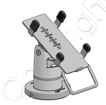 SPACEPOLE STACK+MULTIGRIP W/HANDLE BLK QUEST QT850