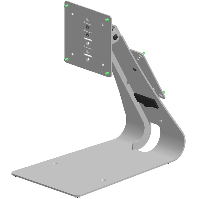SPACEPOLE TABPRINT CURVE LGE DBL-SIDED 2X-VESA BLK