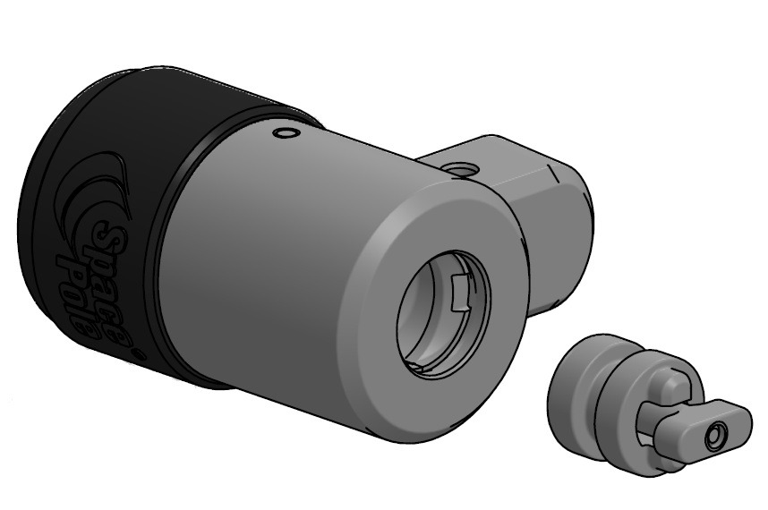SPACEPOLE CLICKSAFE SINGLE LOCK - NO CABLE
