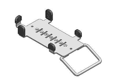 SPACEPOLE MULTIGRIP W/HANDLE PAX SP30 BLK
