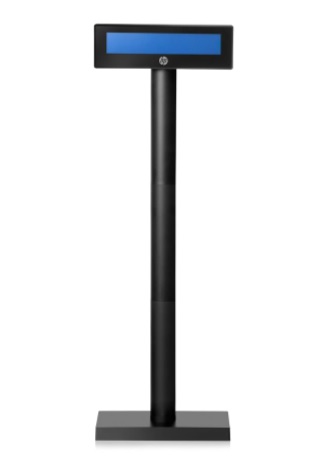 HP 2 line x 20 Character Customer Facing Display in Black - USB Interface