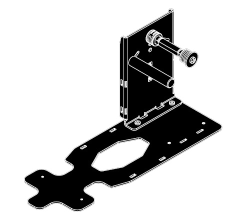 CUSTOM PAPER ROLL HOLDER TK180 METAL - AVIATION