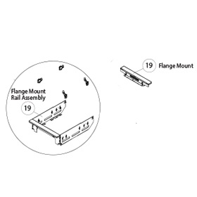 DATALOGIC FLANGE MOUNT ASSY FOR MAGELLAN 9600/9900