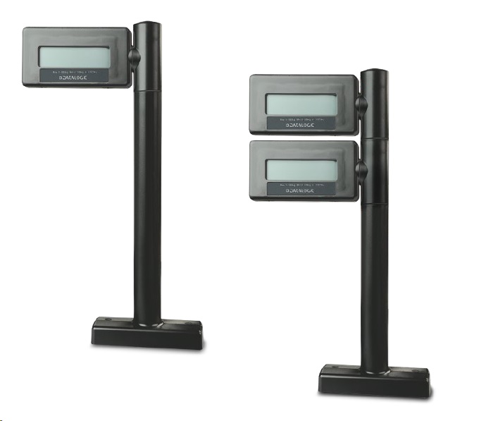 Datalogic Remote Display for Magellan 9600i/9900i, Dual, Black