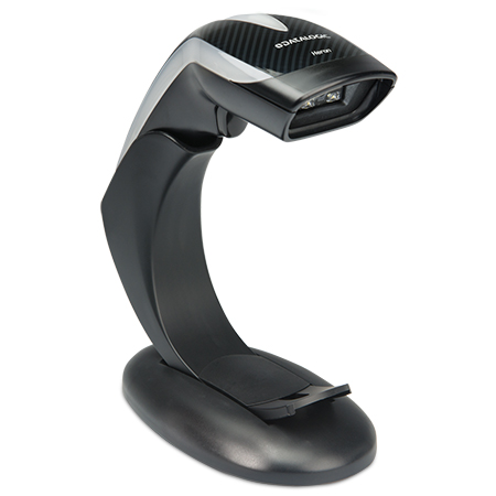 Datalogic Heron HD3430 USB Kit, Black (includes 2D scanner, autosense stand and USB cable)