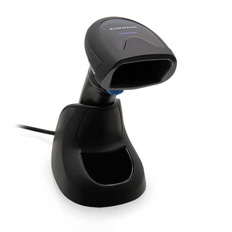 Datalogic QuickScan QD2590 Kit, 2D MegaPixel Imager, USB/RS-232 Multi-Interface, Black (includes scanner, USB cable and stand std-auto-QD25-BK)