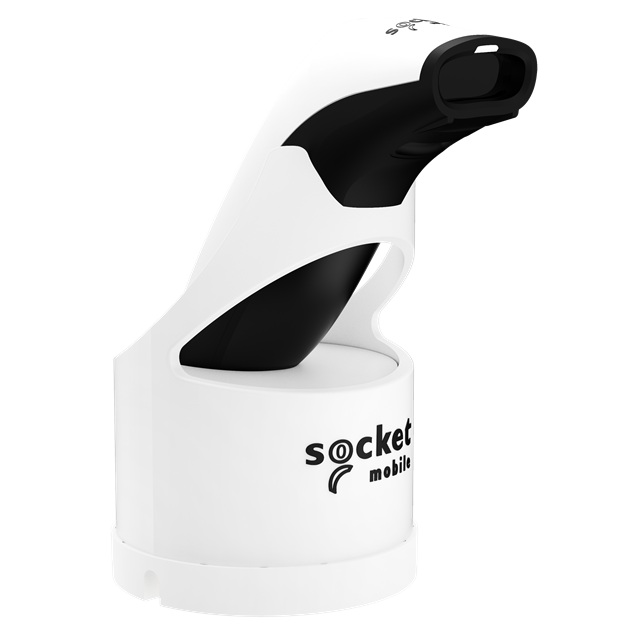 SocketScan® S721 General Purpose Bluetooth LE Barcode Reader, White & Magic Dock White