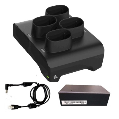 CS6080 CORDLESS: 4-SLOT BATTERY SHARECRADLE, INDUCTIVE, MIDNIGHT BLACK. INCLUDES POWER SUPPLY AND DC LINE CORD. 3-WIRE GROUNDED COUNTRY SPECIFIC AC LI