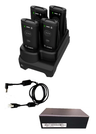 CS6080 CORDLESS: 4-SLOT DEVICE SHARECRADLE, INDUCTIVE, MIDNIGHT BLACK. INCLUDES POWER SUPPLY AND DC LINE CORD. 3-WIRE GROUNDED COUNTRY SPECIFIC AC LIN