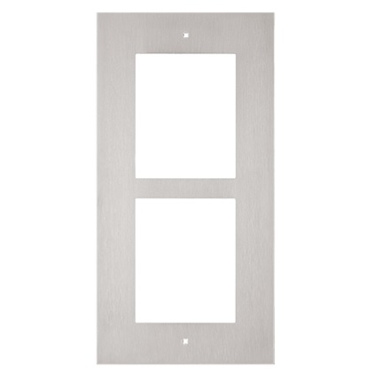 2N IP VERSO - 2M FLUSH FRAME (NICKEL)