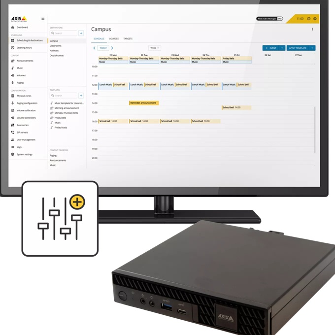 AXIS AUDIO MANAGER PRO C7050 MKIII