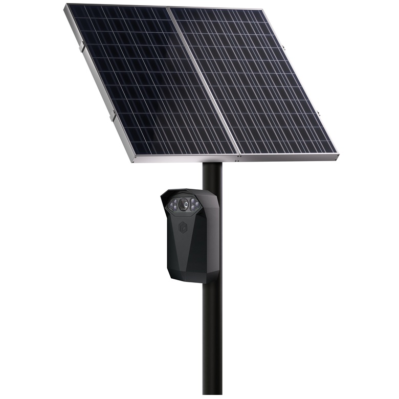 Genetec™ Cloudrunner CR-H2 ALPR Camera Kit, Solar Panel w/Pole Mount. Subscription required, conditions apply.