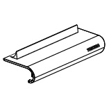 TOSHIBA TCX800 BASE REAR COVER BLACK
