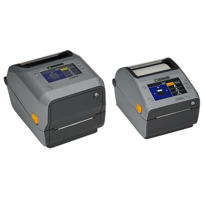 Zebra Printer ZD621R, Thermal Transfer, Desktop, Colour Touch LCD, 300DPI, BTLE5, USB, USB Host, Ethernet, ROW,  Multi,  RFID-UHF, Swiss Font, EZPL