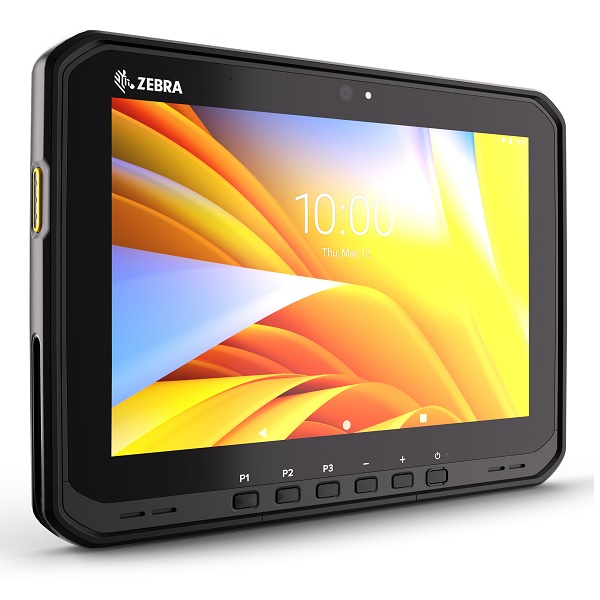 Zebra ET60 10" Rugged Tablet, Standard Touch Screen, 8/128GB RAM/Flash, Android, GMS, Standard Battery