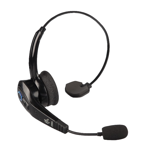 Zebra Audio Headset, Rugged, HS3100, Over the Head, Bluetooth
