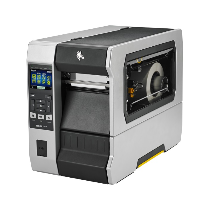TT Printer ZT610; 4", 203 dpi, UK/AU/JP/EU Cords, Serial, USB, Gigabit Ethernet, Bluetooth 4.0, USB Host, Tear, Color Touch, ZPL