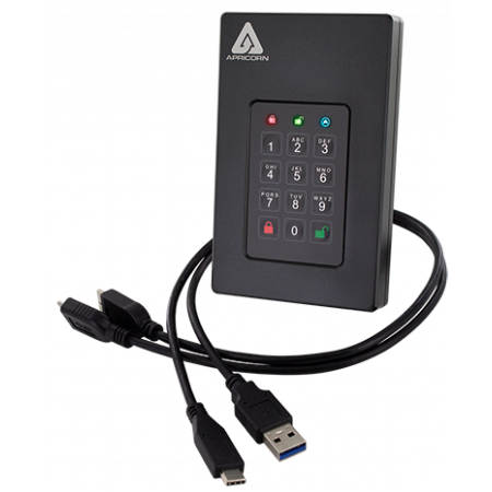 APRICORN SECURE STORAGE AEGIS FORTRESS L3 HDD 500G