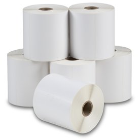 LABEL POLY PERM 100X48 1ACS 1000/R SML CRE SILVER