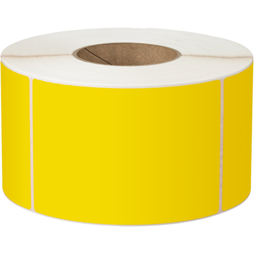 LABEL THERM PERM 101X25 1ACS 500/R 38MM YELLOW